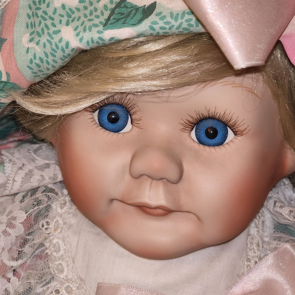 "Grandma's Girl" Porcelain Doll 25".